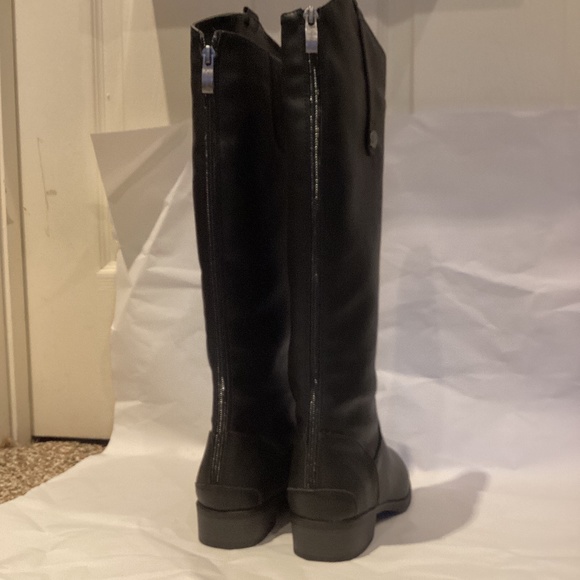 Xappeal women’s Emery knee high faux leather black riding boots US 6.5 - Picture 2 of 16